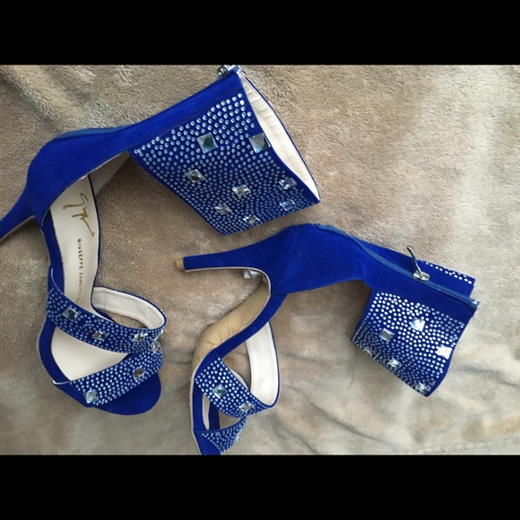 Something Blue Show-stopping Shoes - Picture 2 of 2